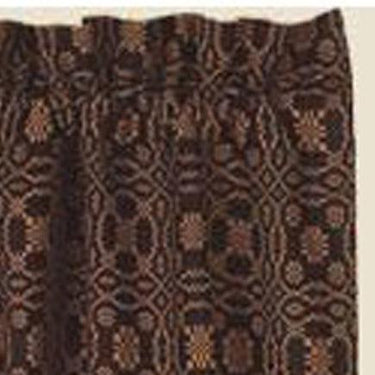 Black Mustard Lover㦙??S Knot Jacquard Swag Lined SW130011 - The Fox Decor